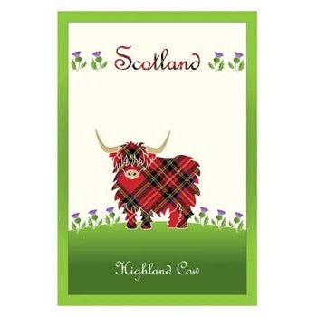 Scottish Highland Cow Tea Towel - The Celtic Gift Store - Tableware