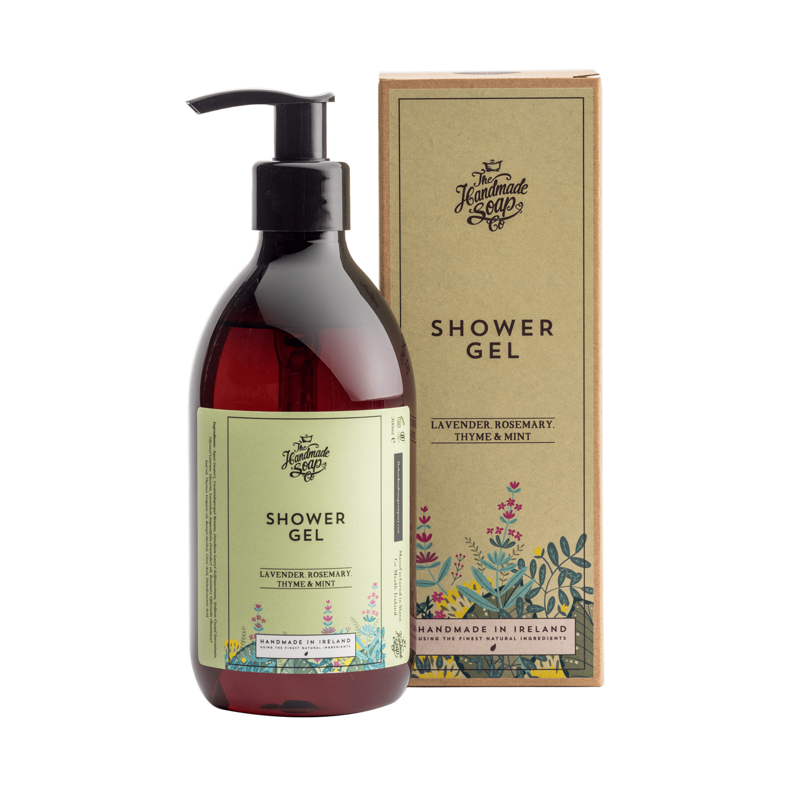 Shower Gel - Lavender, Rosemary, Thyme & Mint - The Celtic Gift Store - Health & Beauty