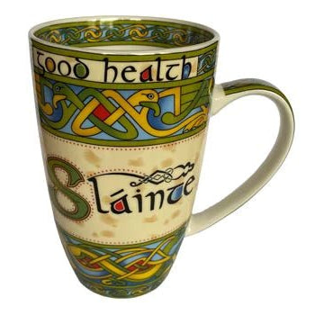 Slainte Traditional Irish Saying Mug - Irish Weave - The Celtic Gift Store - Drinkware