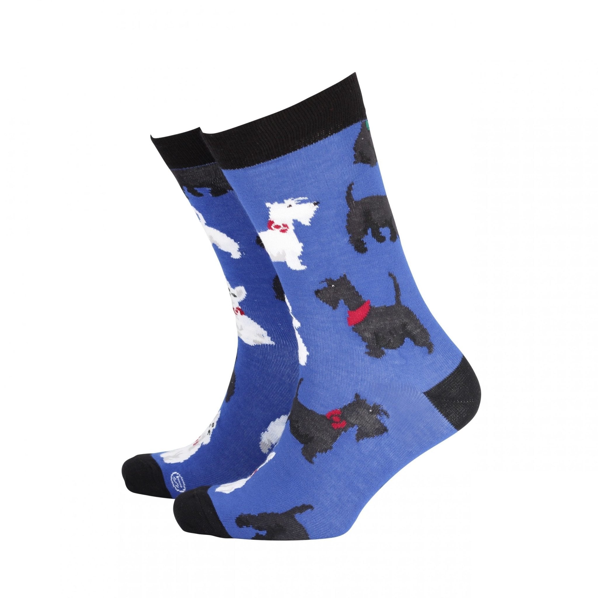 Sock Therapy Scottie Dog Men's Socks - The Celtic Gift Store - Socks