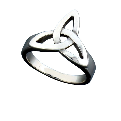 Stainless Steel Trinity Knot Ring - The Celtic Gift Store - 