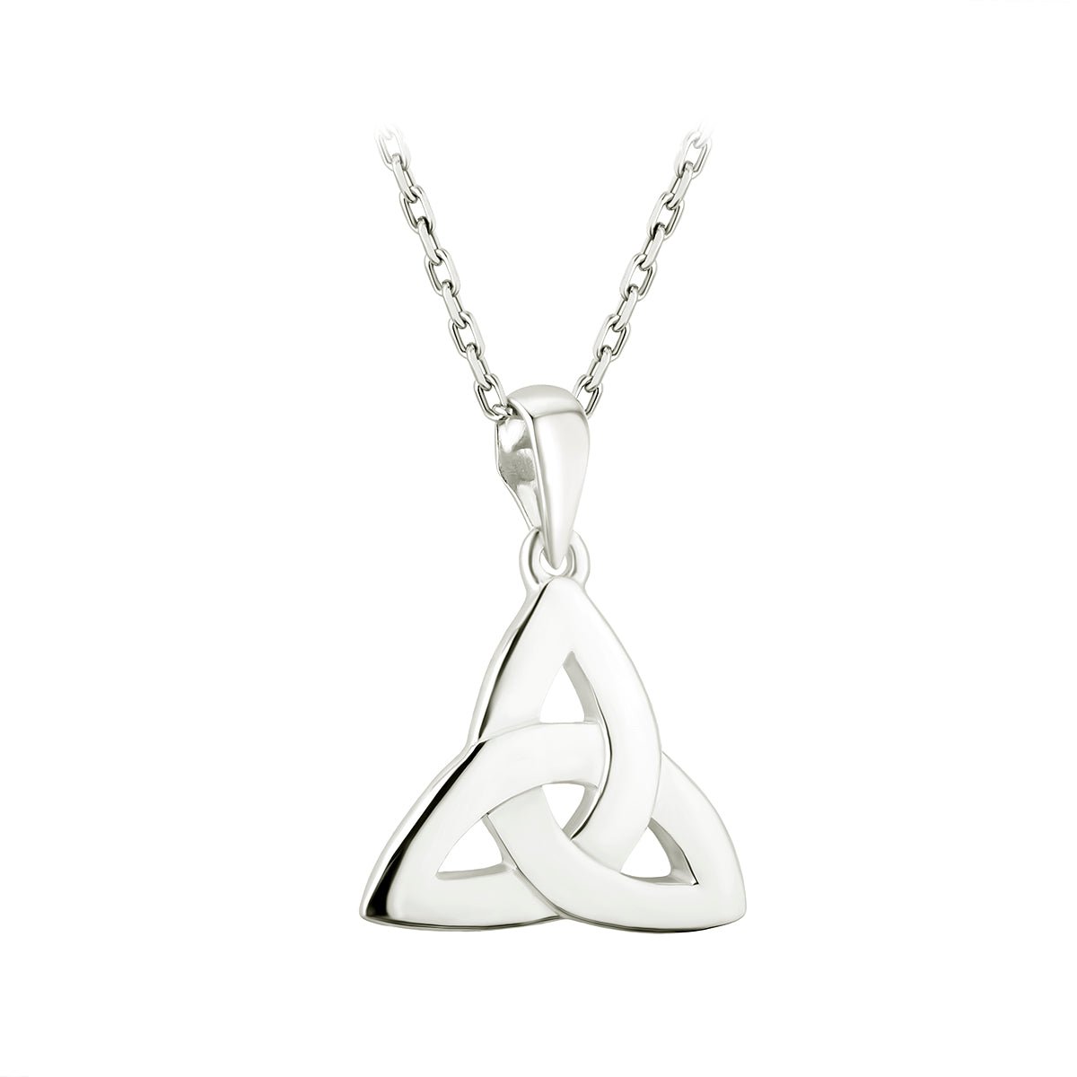 Sterling Silver Classic Trinity Knot Necklace - The Celtic Gift Store - Necklaces