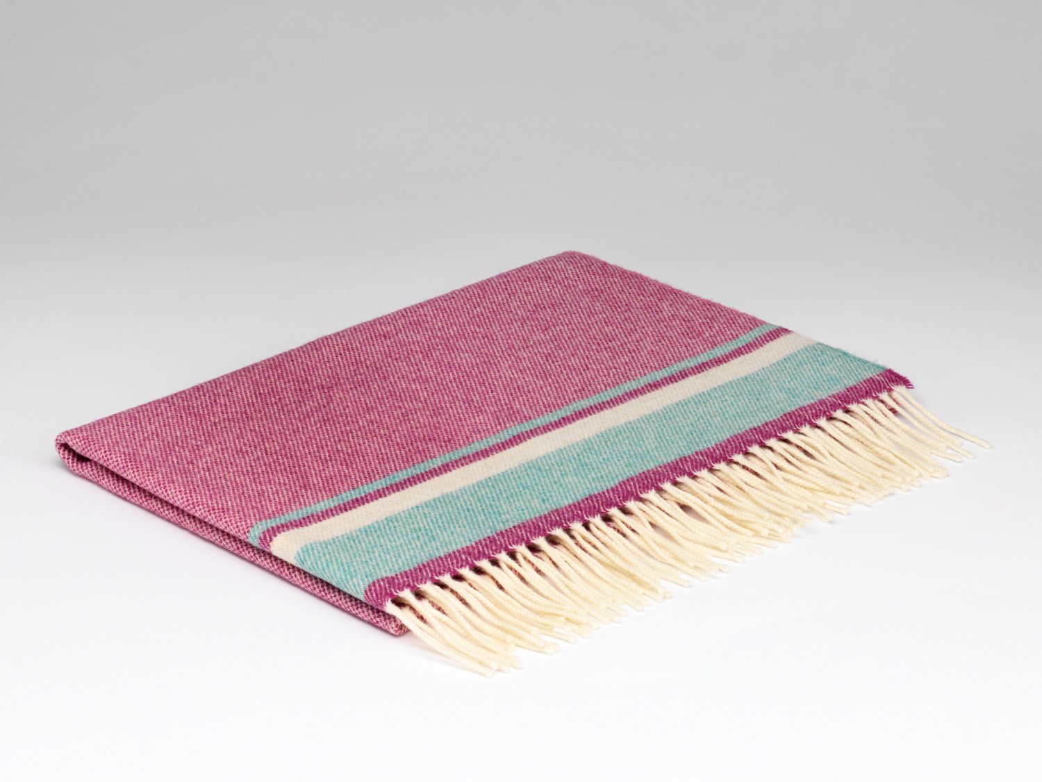 Sugar Pink McNutt Lambswool Baby Blanket - The Celtic Gift Store - Blankets and Bedding