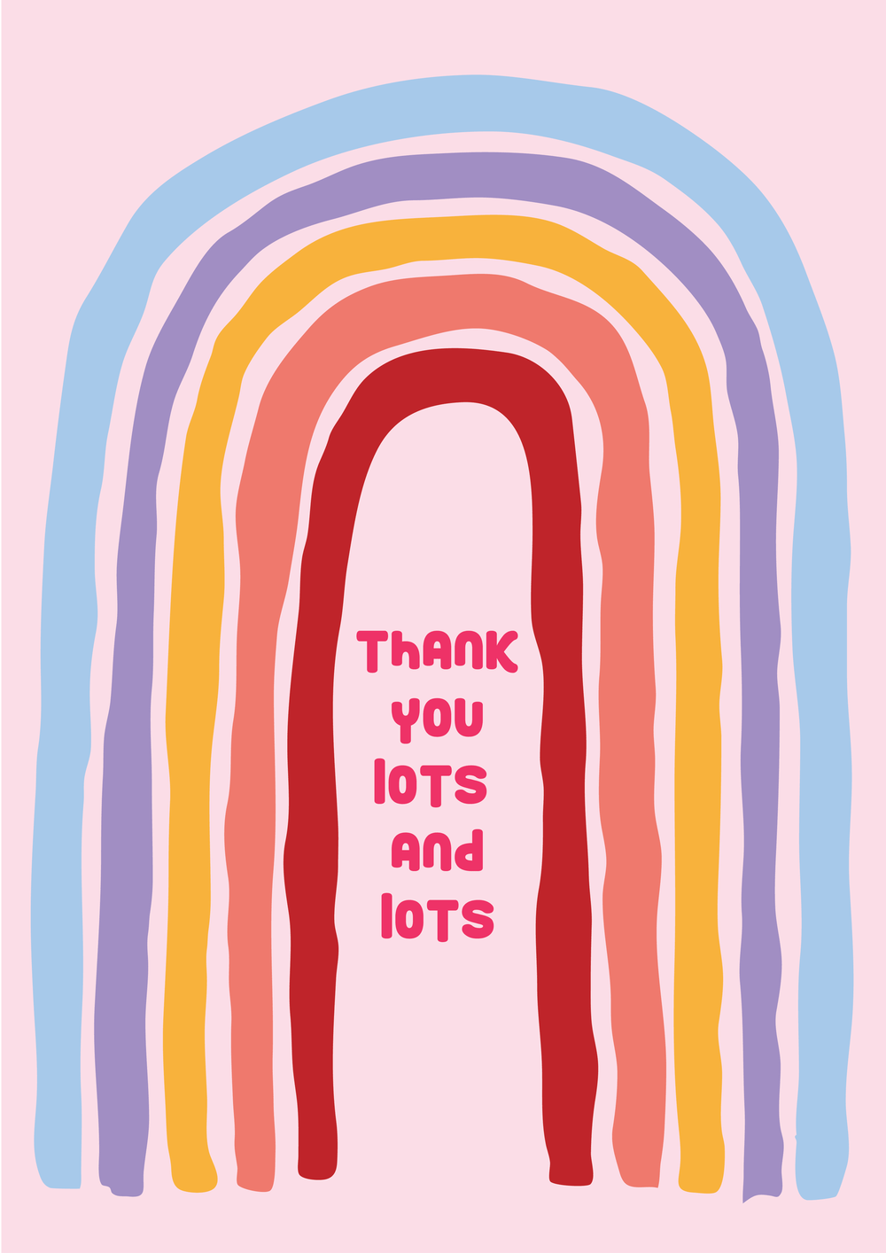 Thank You Lots and Lots Card - The Celtic Gift Store - 