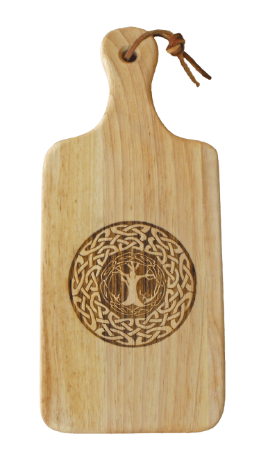 Tree of Life Cutting Board With Handle - The Celtic Gift Store - Kitchenware