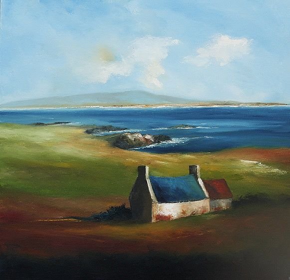 'Under a Summer Sky' by Padraig McCaul - Card - The Celtic Gift Store - Decor