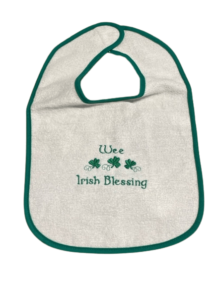 Wee Irish Blessing Bib - The Celtic Gift Store - 