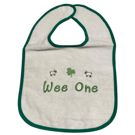 Wee One Bib and Knit Hat Set - The Celtic Gift Store - 