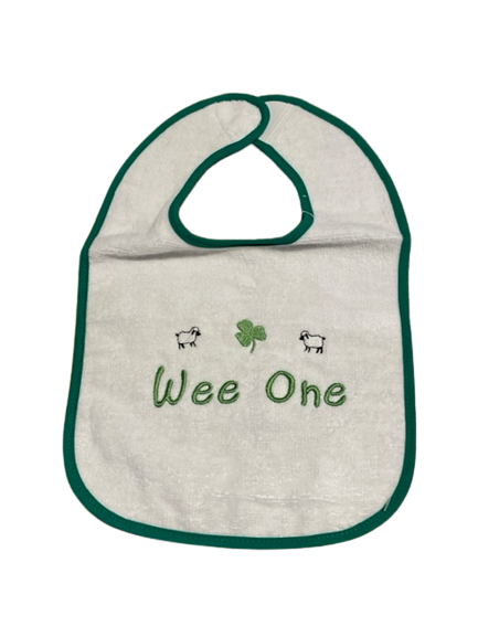 Wee One Bib and Knit Hat Set