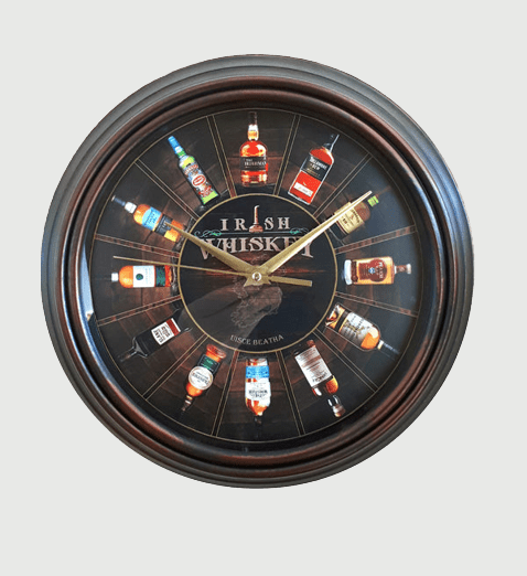 Distillery Clock Irish Whiskey Wall Clock | Distillery Brands – The Celtic Gift Store