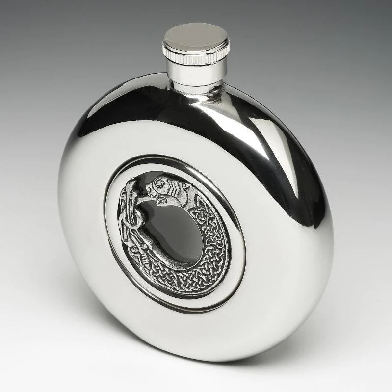 Whiskey Flask Glass Center - Kells 4 - The Celtic Gift Store - 