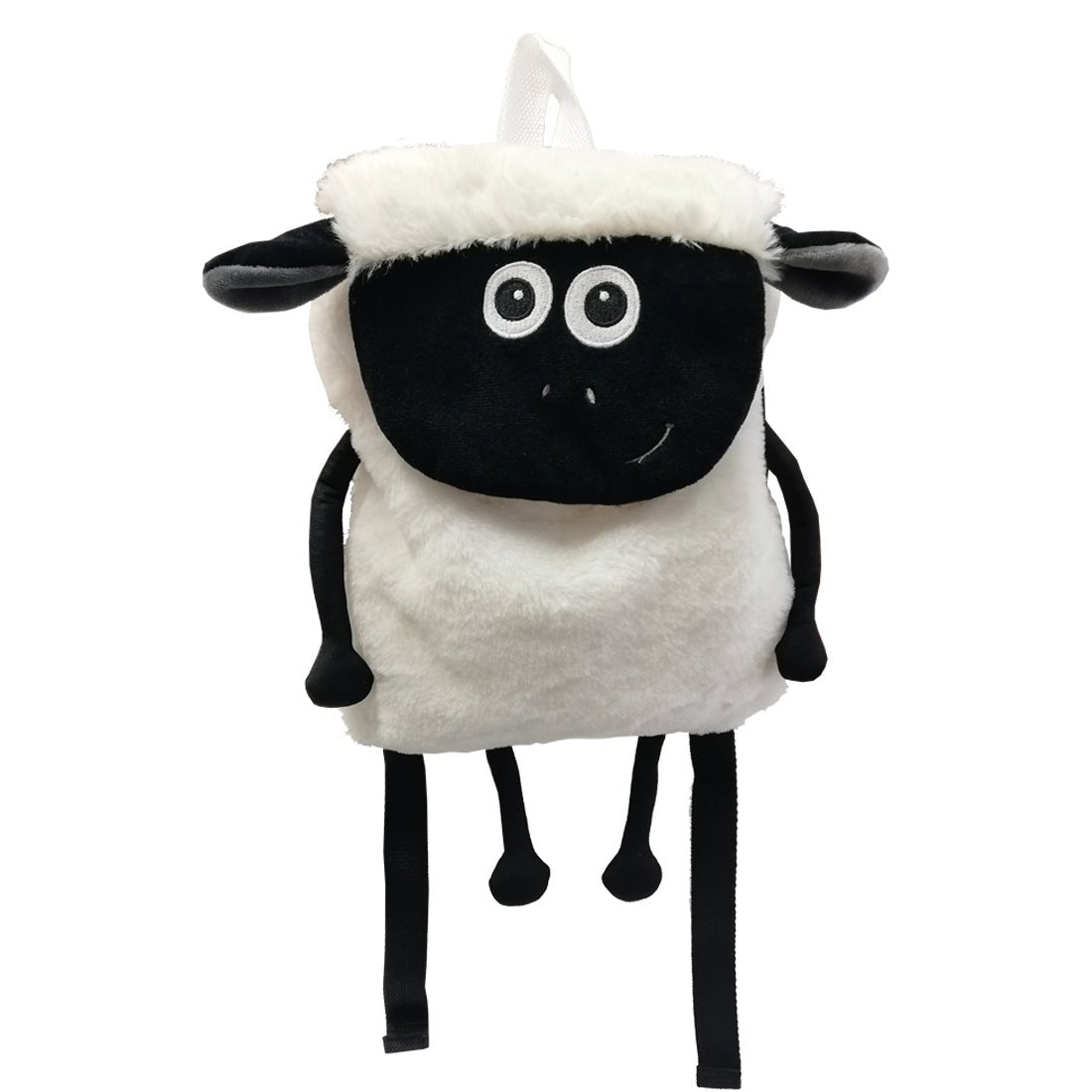 White/ Black Flaherty Flock Sheep Plush Bag - The Celtic Gift Store - 